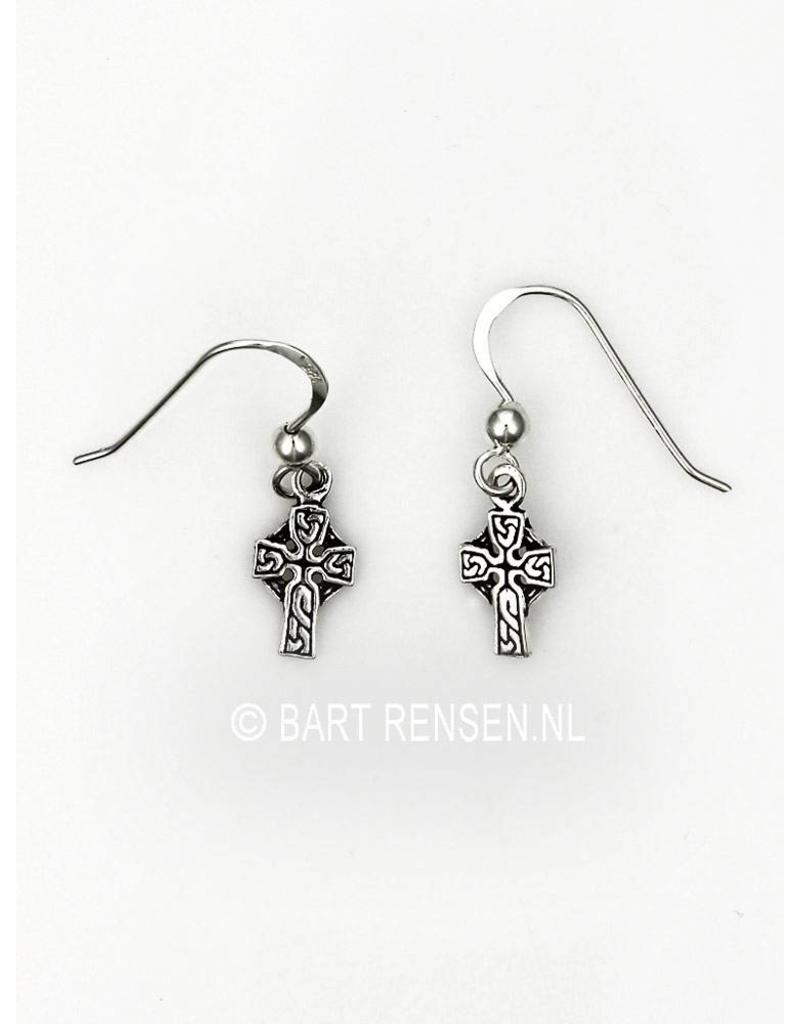 Celtic Cross Pendant Silver Celtic Cross Earrings Sterling Silver