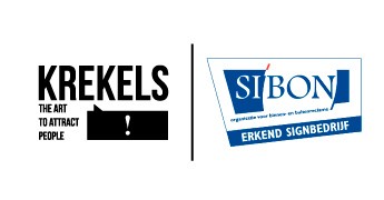 KREKELS krijgt keurmerk "erkend signbedrijf" van si'bon