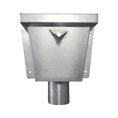 Zinken vergaarbak 80mm rond model junior