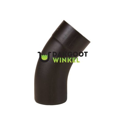 Bocht 40gr Anthra zink 80mm