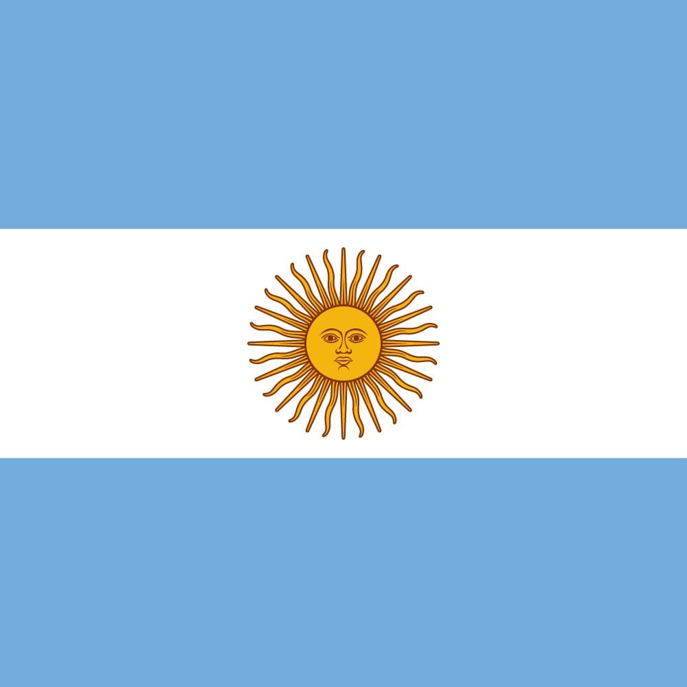 Printable Argentina Flag