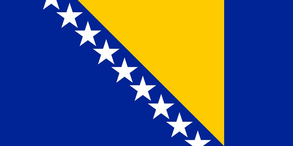 Download Flag of Bosnia and Herzegovina image and meaning Bosnia and Herzegovina flag - country flags