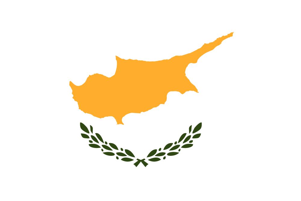 Zyprischer Flagge Abbildung und Bedeutung Flagge von Zypern - country flags