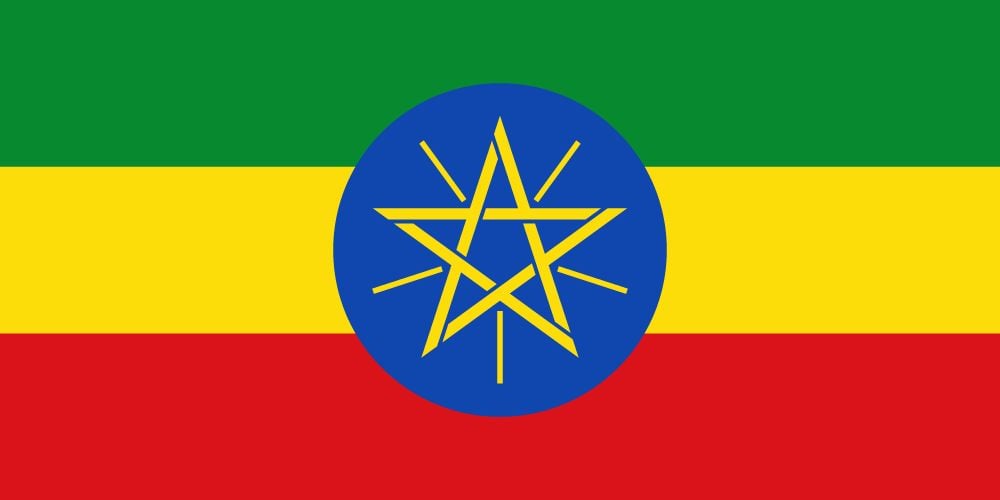 Flag of Ethiopia image and meaning Ethiopian flag - country flags