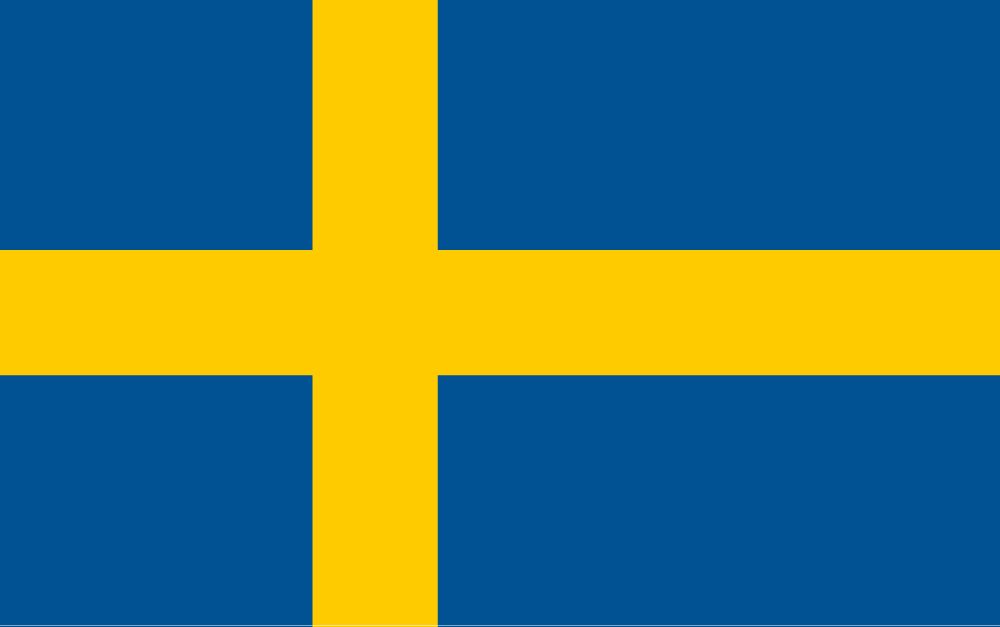 Flag of Sweden image and meaning Swedish flag - country flags