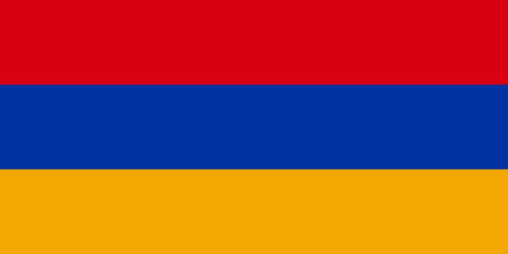 Armenia flag vector country flags