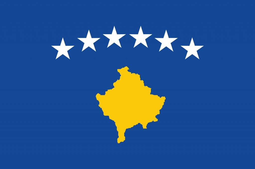 Kosovo flag vector - country flags