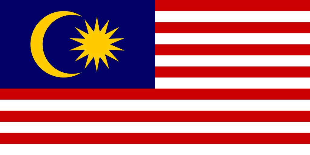 Malaysia flag vector - country flags