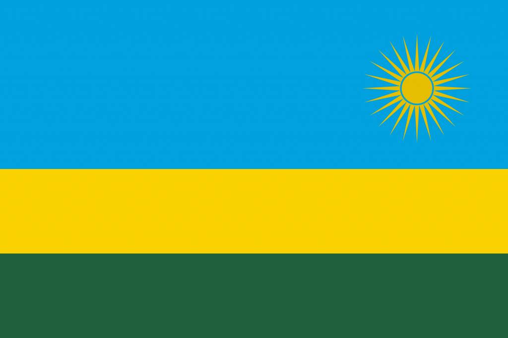 Rwanda flag vector - country flags