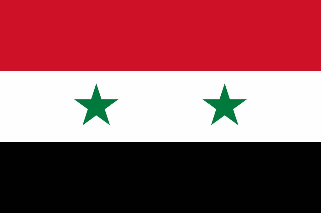 Syria flag coloring - country flags