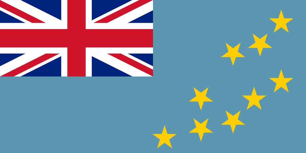 Tuvalu flag emoji - country flags