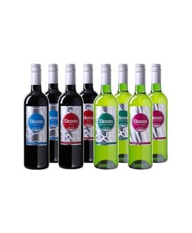 Skone biologische wijnen - Wijnpakket 8 flessen