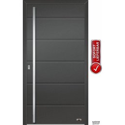 Köster Aluminium Haustür 5418 BFD beidseitig flügelüberdeckend ADVANCE 98 SOFORT VERFÜGBAR! Maß: 1100 x 2100 mm DIN LINKS