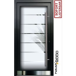 Aluminium Haustür HT 5471 GLA, SOFORT VERFÜGBAR,108 mm EINBAUTIEFE