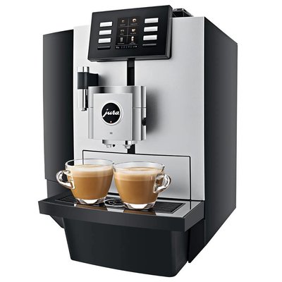 Jura Impressa X8 Platina Professional 2 koffie specialiteiten m/1 druk op de knop
