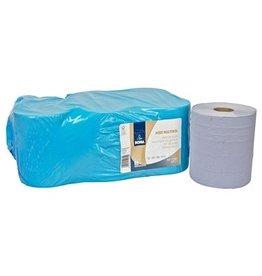Midi Multirol - tissu recyclé - 2 plis - 180 m x 23 cm - BLEU - 6 rouleaux