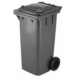 Conteneur mini avec 2 roues - 240 l - GRIS