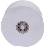 Papier toilette système avec inserts - tissu recyclé - 2 plis - 100 m / 725 coupons - BLANC - 36 rouleaux