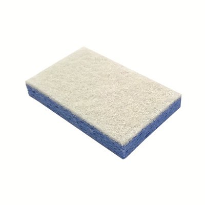 Éponge à récurer cellulose - 14 x 9 cm - BLEU/BLANC