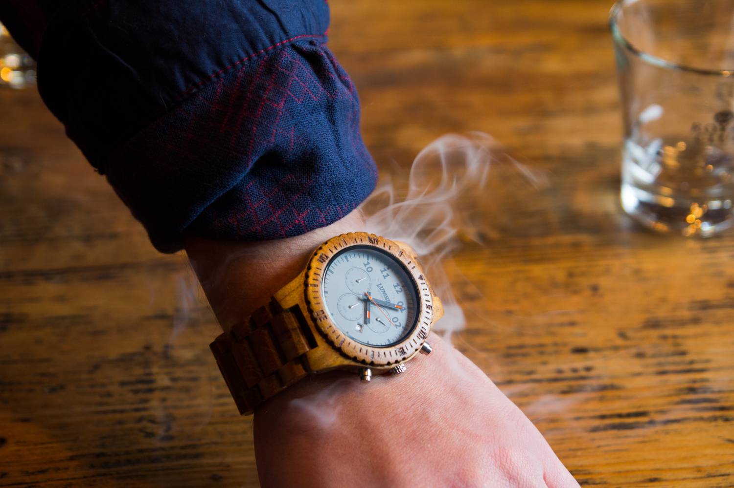 Wooden watch care