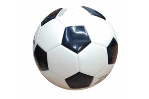 voetbal N° 5 wit-zwart