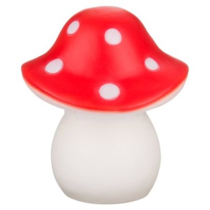 Heico Lamp paddestoel Spanje rood met witte polkadotten