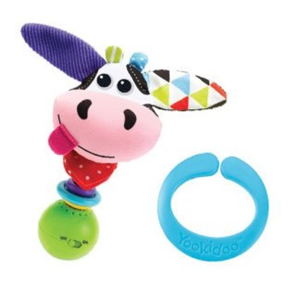 Yookidoo Rammelaar Shake Me Rattle Cow - babyrammelaar koe