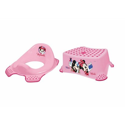 Keeeper toilettrainer en opstapje Minnie Mouse