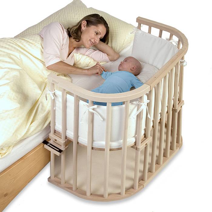 Slaap veilig samen met je baby, met een Babybay Co-slaper Original aanschuifbedje