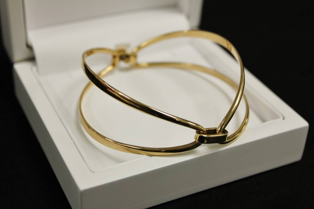 14 carat rose gold bangle/bracelet by Hans Hansen - Goldberg