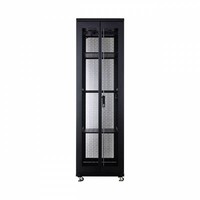 37U serverkast met geperforeerde deuren 600x1000x1833m (BxDxH)