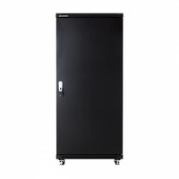 27U serverkast met glazen deur 600x1000x1388mm (BxDxH)