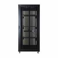 37U serverkast met geperforeerde deuren 800x800x1833mm (BxDxH)