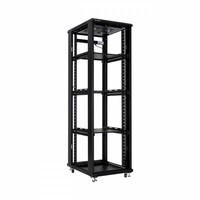 42U serverkast met glazen deuren 600x800x2055mm (BxDxH)