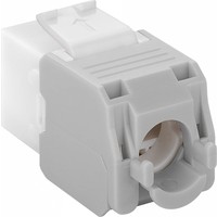 CAT6a Keystone RJ45 unshielded white
