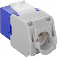 Cat6a Keystone RJ45 Unshielded Blue