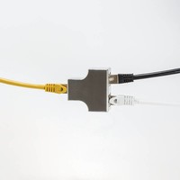 Cat5e T-adapter 1 x RJ45 naar 2 x RJ45