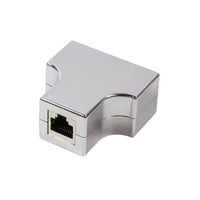 Cat5e T-adapter 1 x RJ45 naar 2 x RJ45