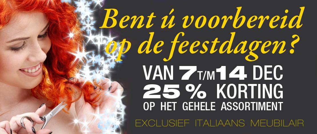 Bent u voorbereid op de feestdagen?