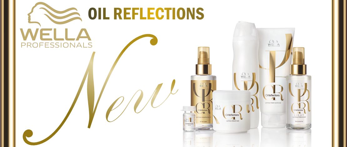 Oil reflections van Wella, voor zijdezacht haar.