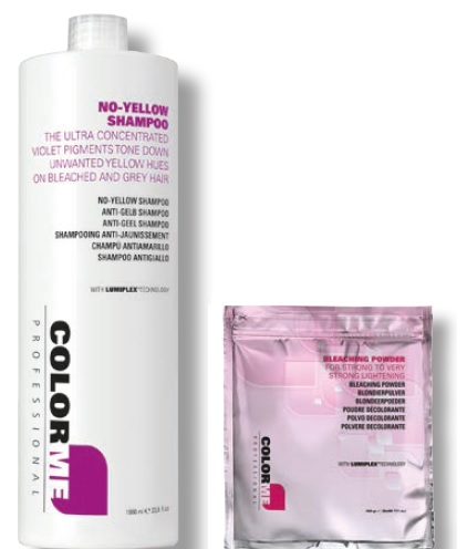 Me Professional ColorME No-Yellow Shampoo & Extra Kraachtig Blondeerpoeder