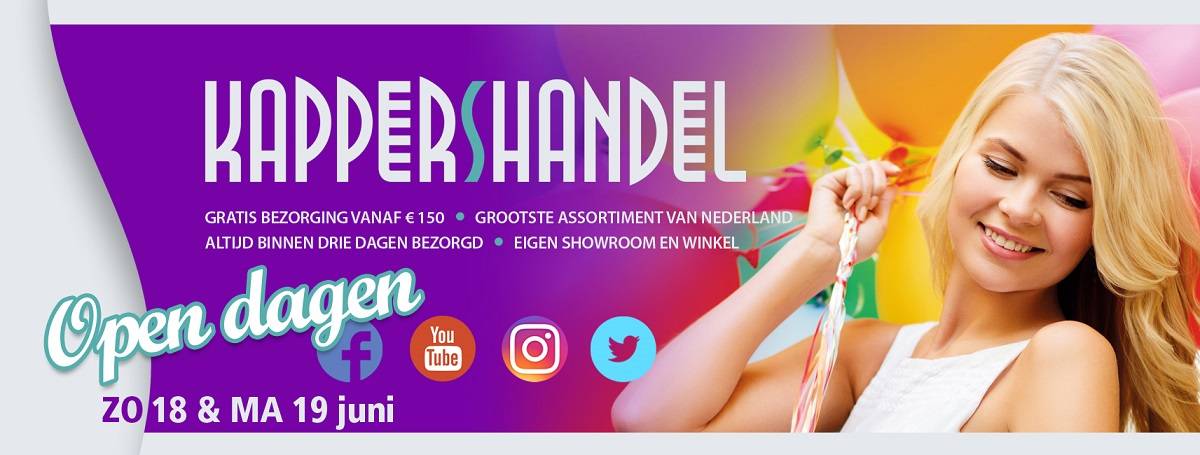 Open Dagen 18 & 19 juni 2017!