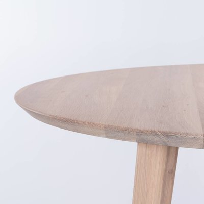 Sav & Okse Tomrer ronde tafel Eiken Whitewash