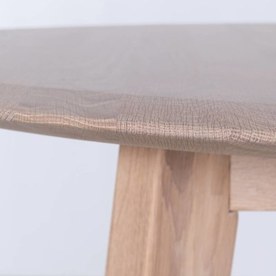 Sav & Okse Samt ronde tafel Eiken Whitewash