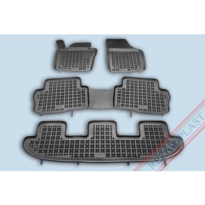 Rezaw Plast Gummi Fußmatten für Volkswagen Sharan / Seat Alhambra (2010-)
