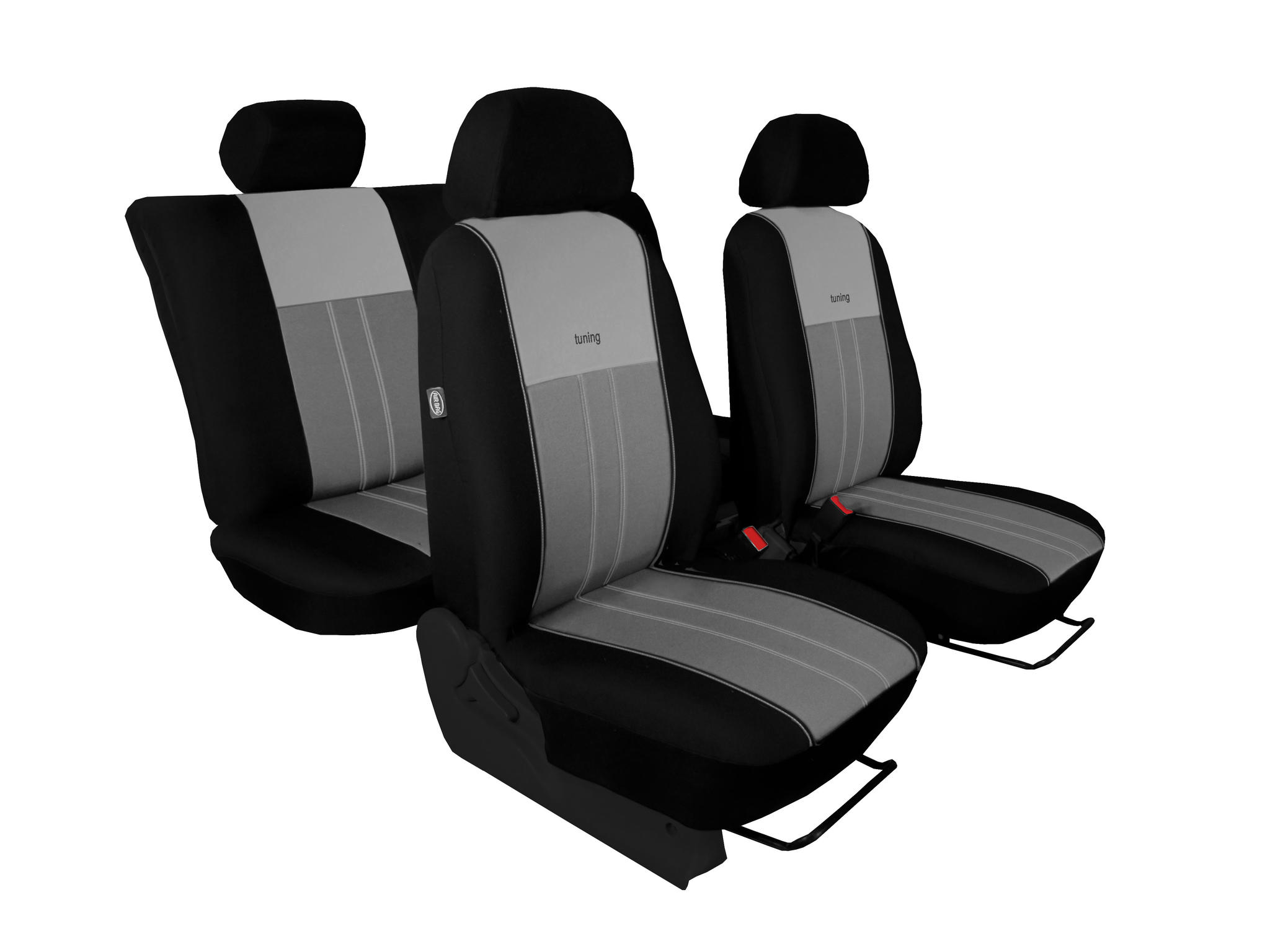 Massgefertigte Sitzbezüge für VW T5 Komplett-Set für 9-Sitzer 