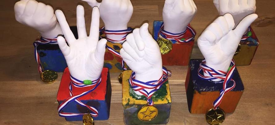 Kopiëren van een hand, een handige uitleg.