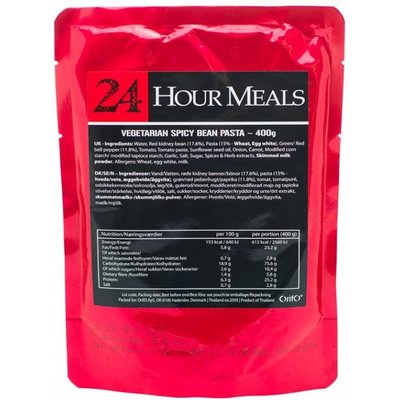 24 Hour Meals Vegetarian Spicy Bean Pasta