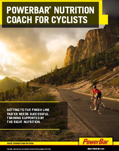 Powerbar Carte de conseils nutritionnels Cyclisme