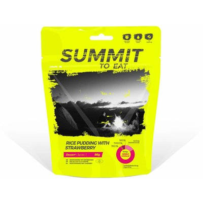 Summit to Eat Rice Pudding with Strawberry